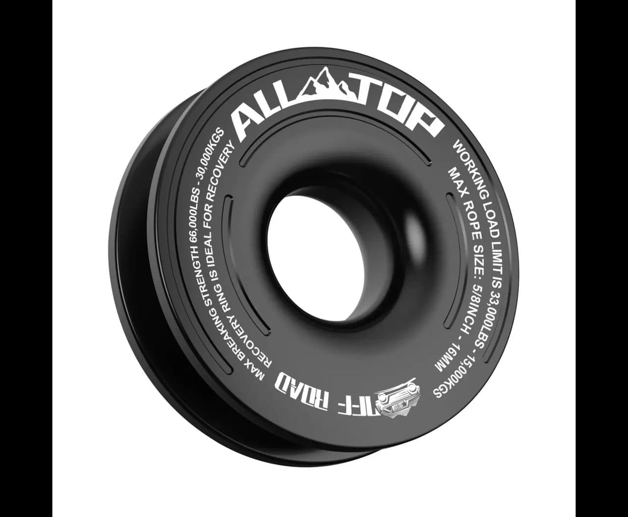 Recovery Ring – 66,000 Lbs – Black