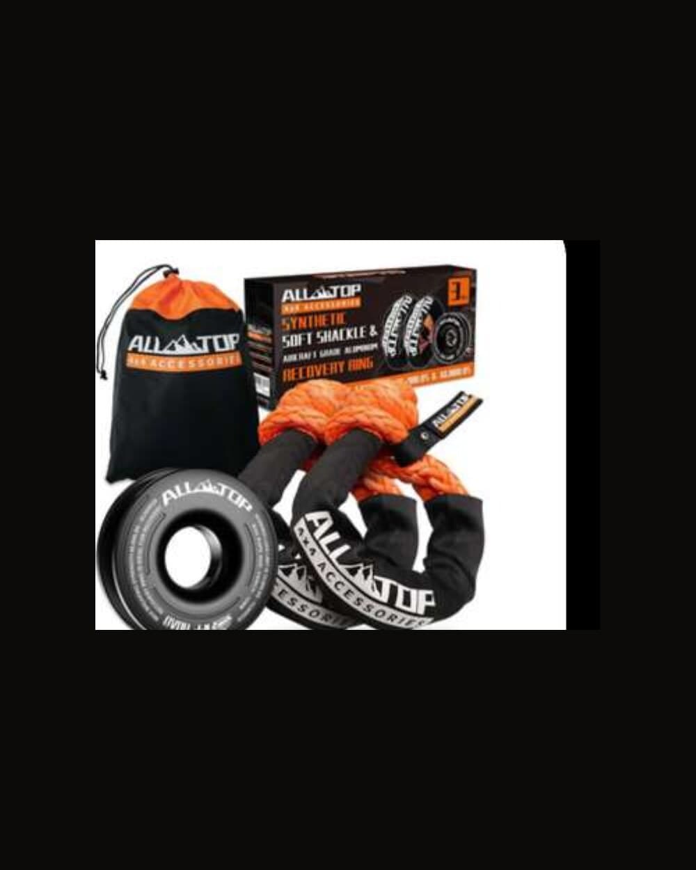 Soft Shackles + Recovery Ring Set — AdventureX4x4