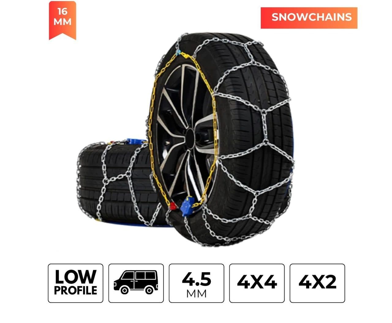 TractionX AX220 Snowchains (Automatic)