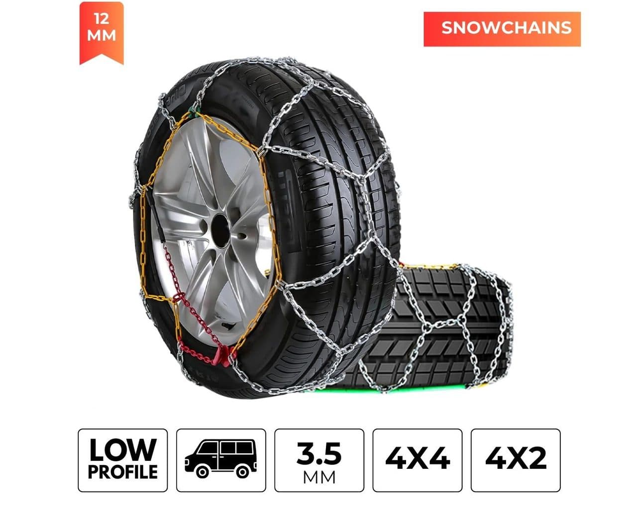 TractionX MX140 Snowchains (Manual) — AdventureX4x4