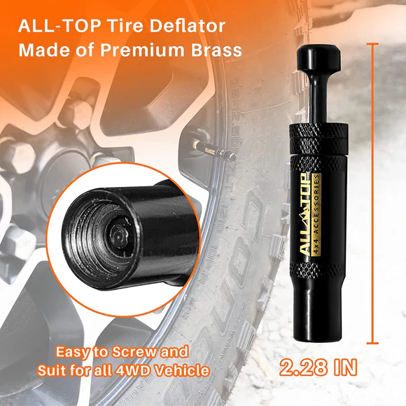 Adjustable Auto-Stop Air-Down Tyre Deflator, 10-30 PSI, 4PCS - Image 4