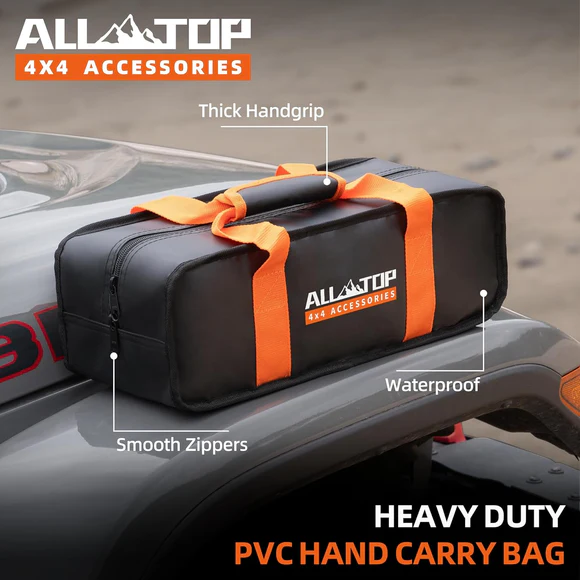 Kinetic Recovery Rope - 1in x 20ft - 48,000 Lbs - Orange - Image 6