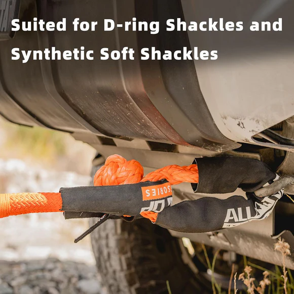 Kinetic Recovery Rope - 1in x 20ft - 48,000 Lbs - Orange - Image 3