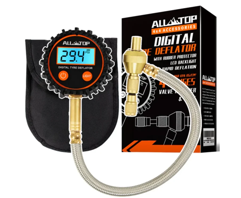Digital tire deflator